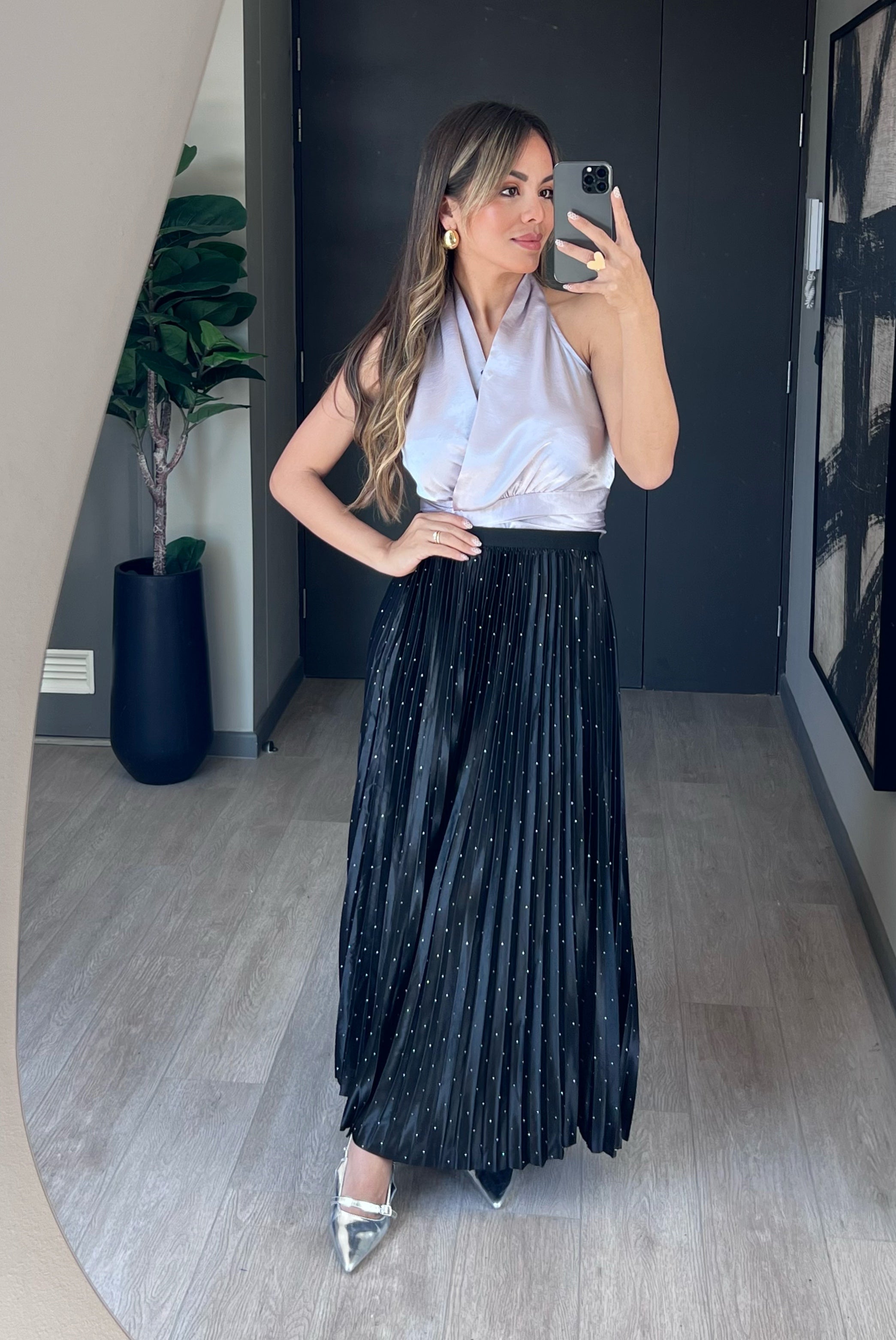 Falda plisada Serena