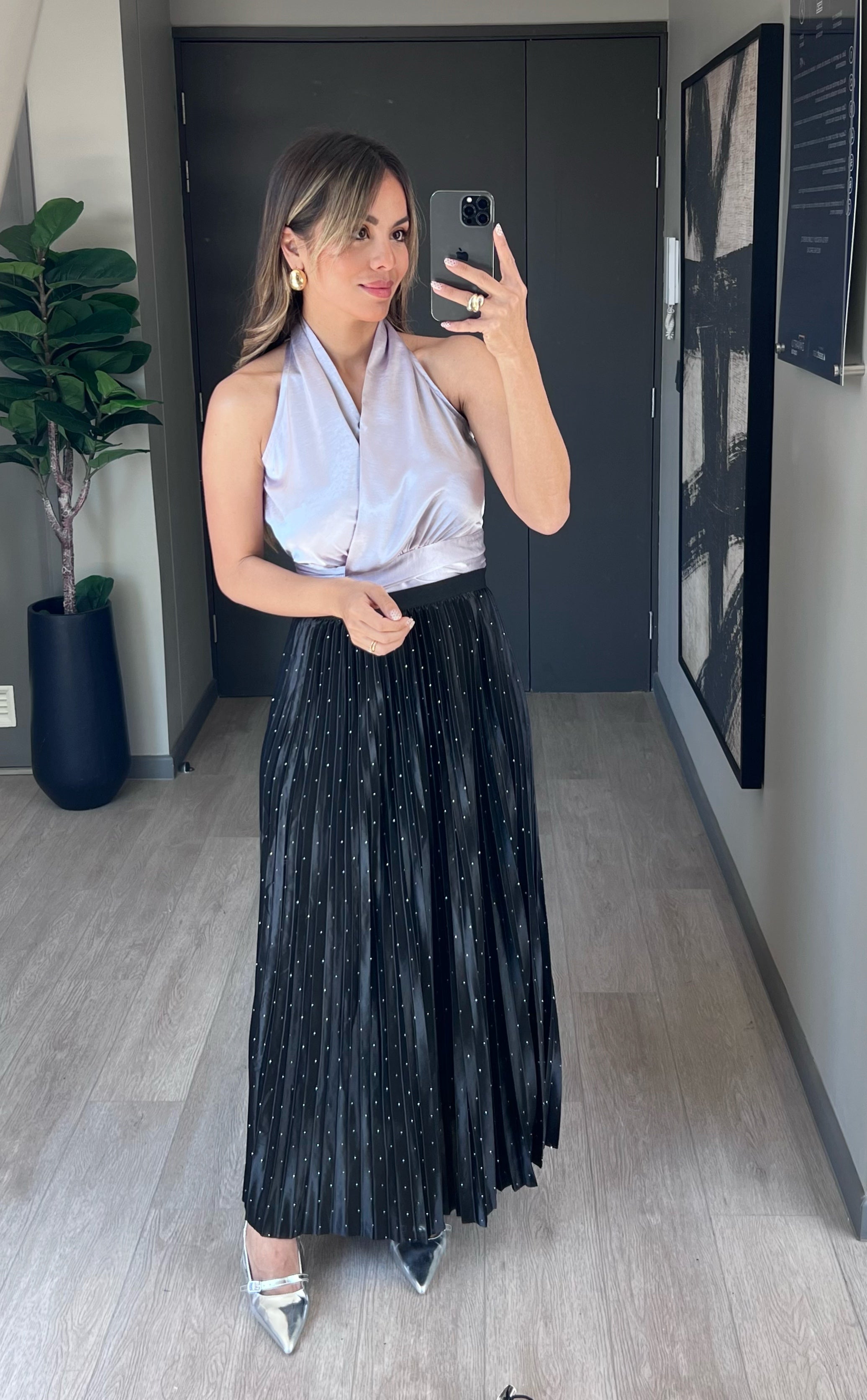 Falda plisada Serena