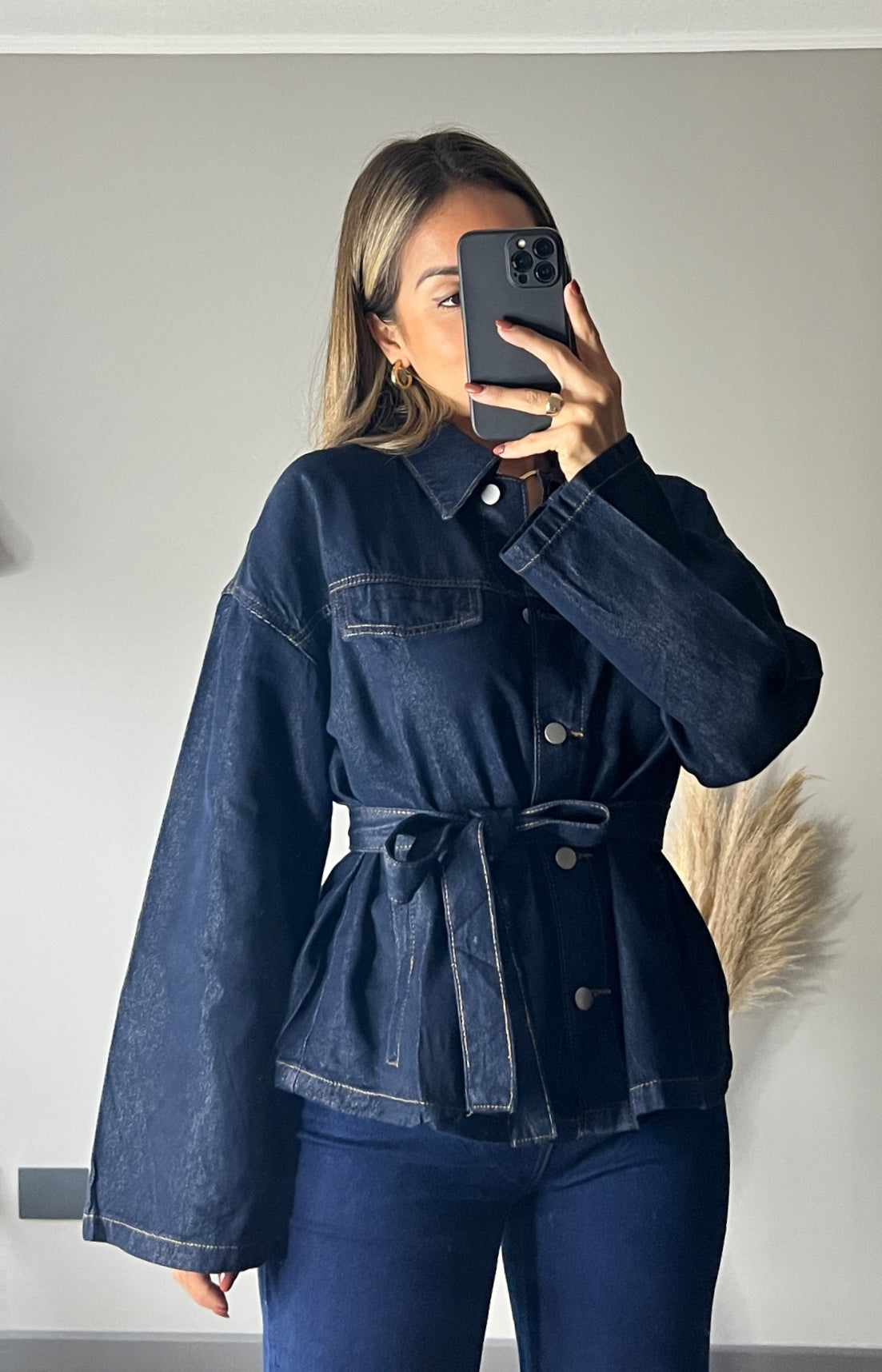 Chaqueta mezclilla Raw