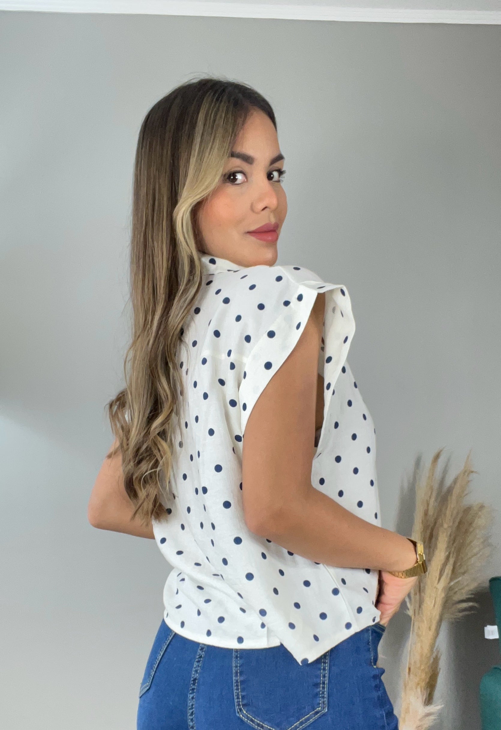 Blusa Polka chic