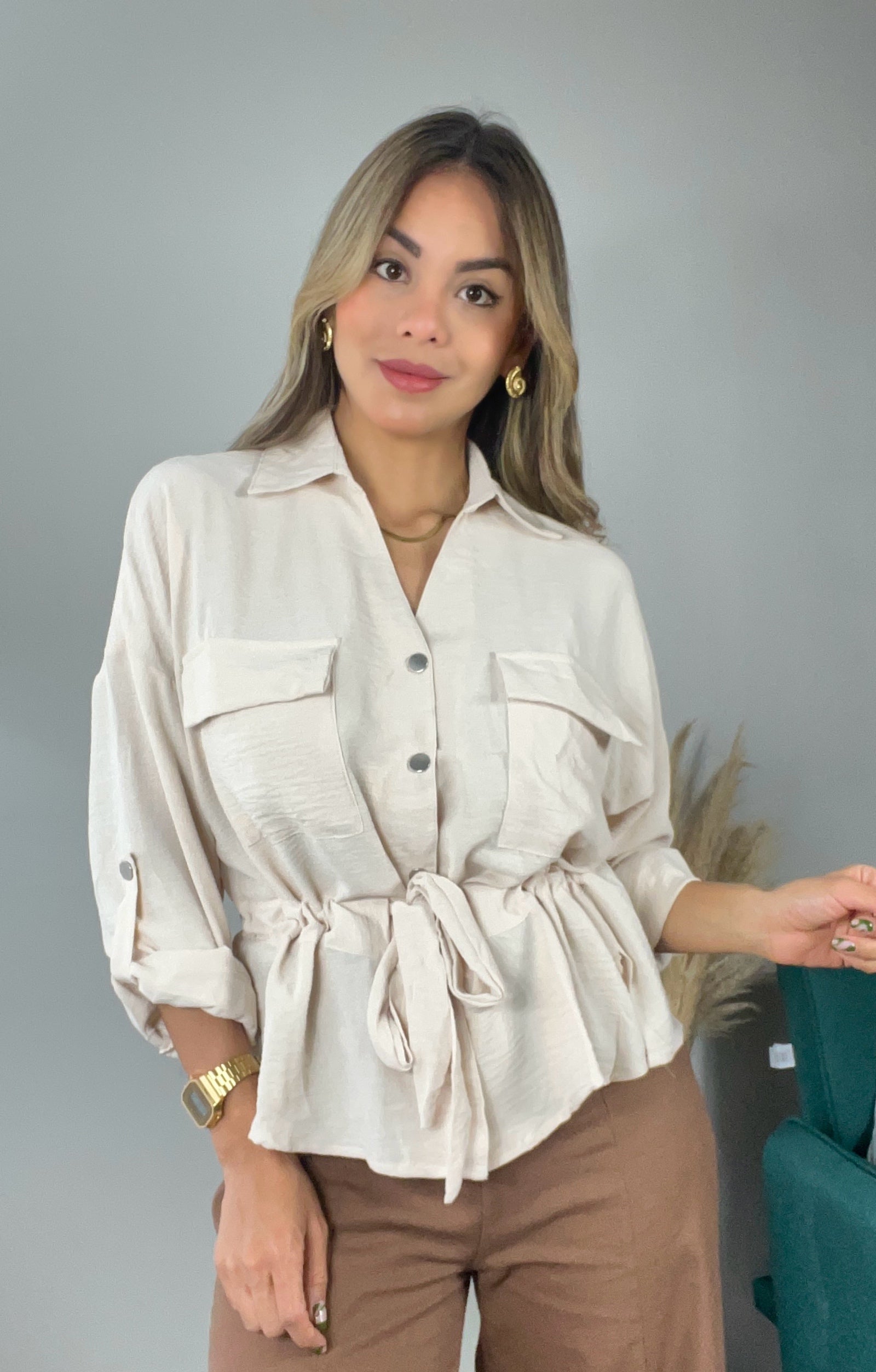 Blusa safari