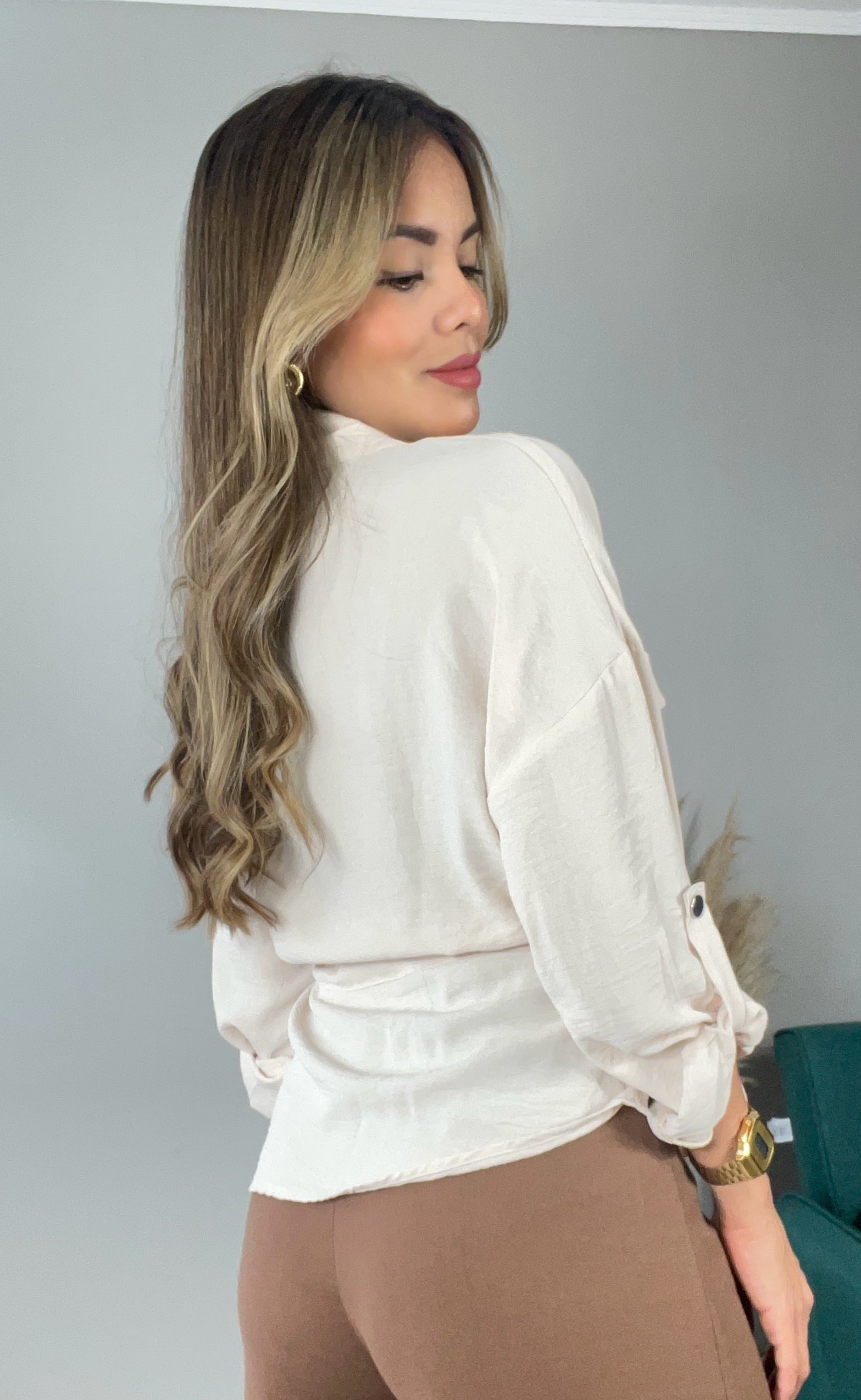 Blusa safari
