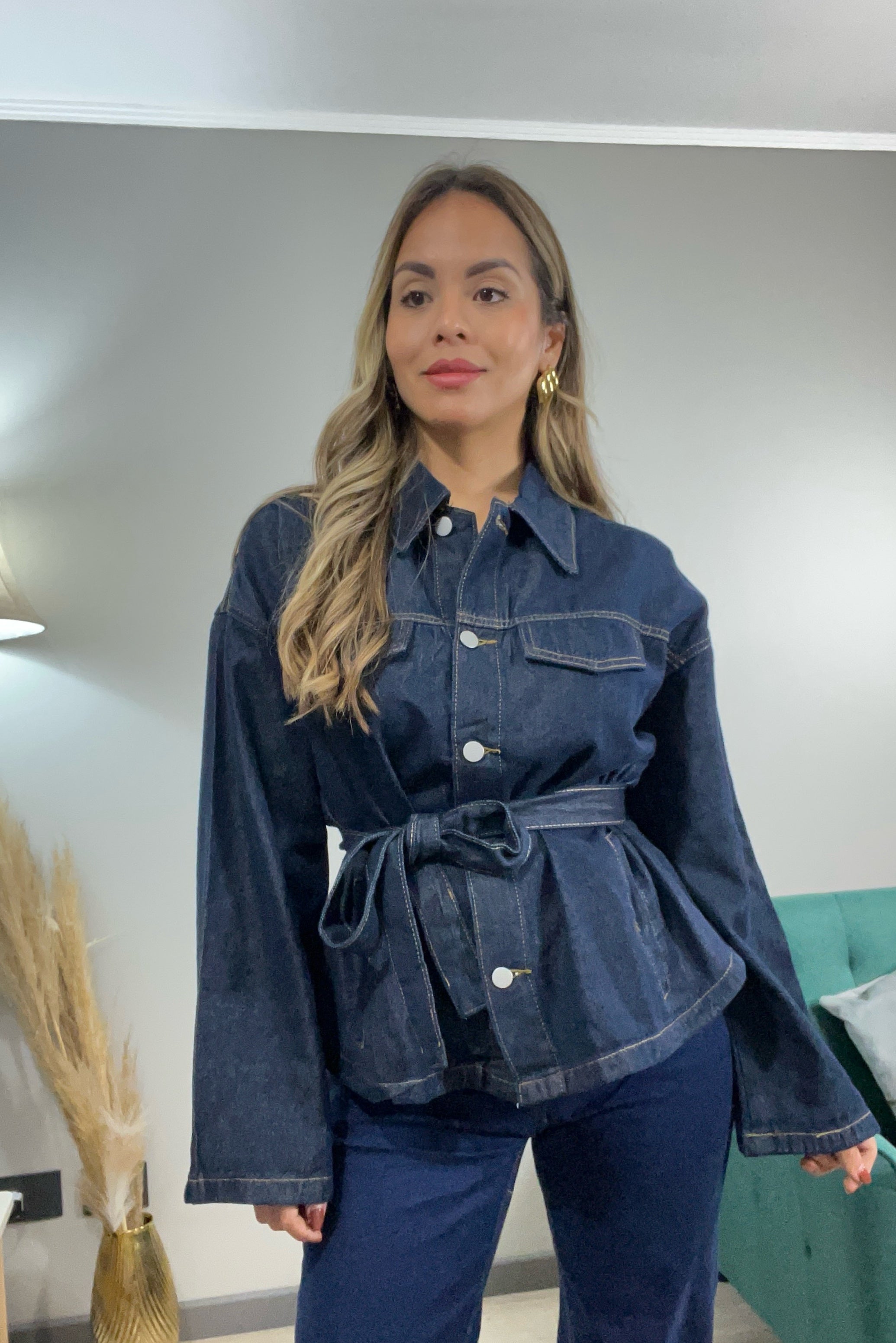 Chaqueta mezclilla Raw