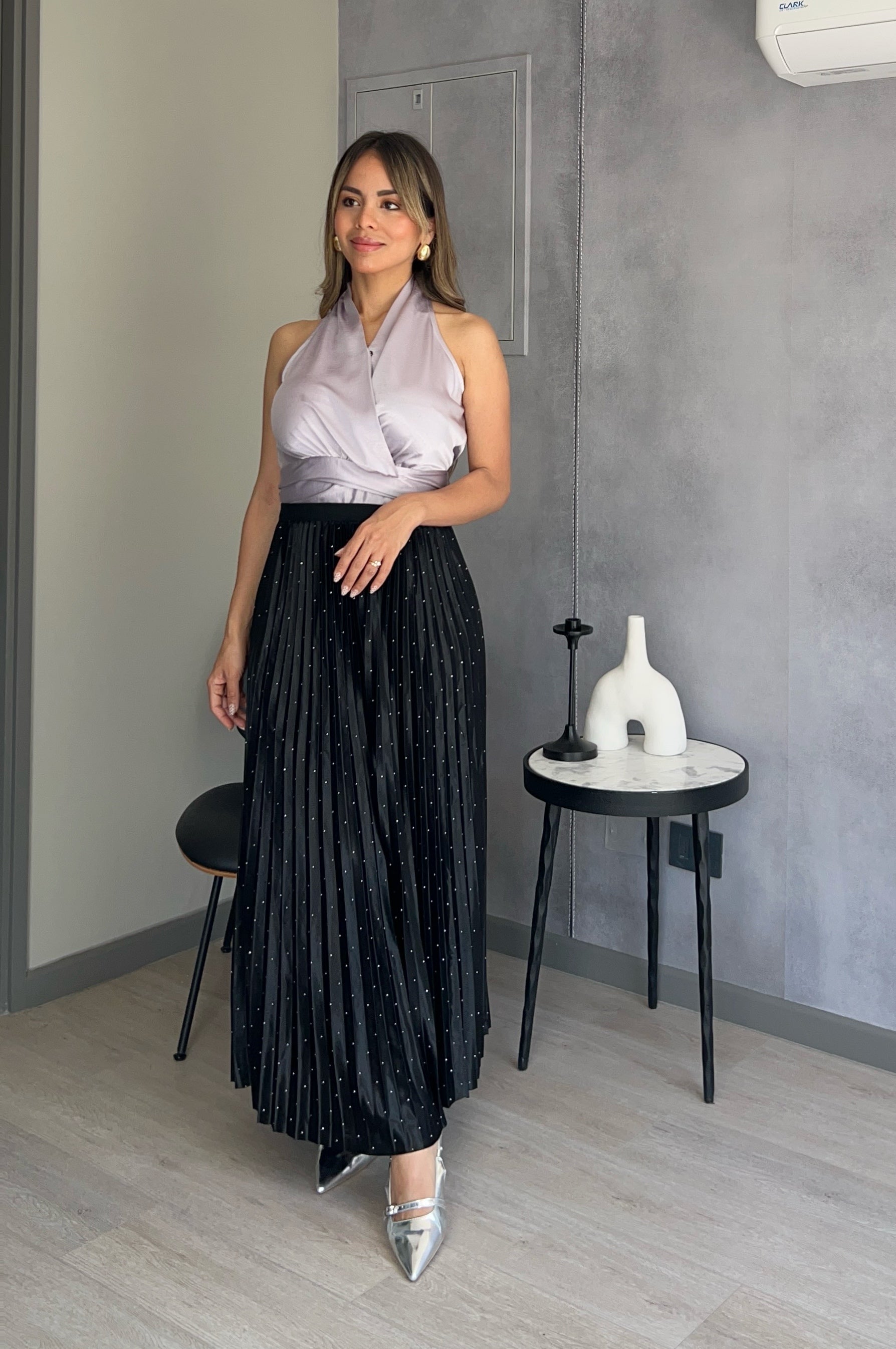 Falda plisada Serena