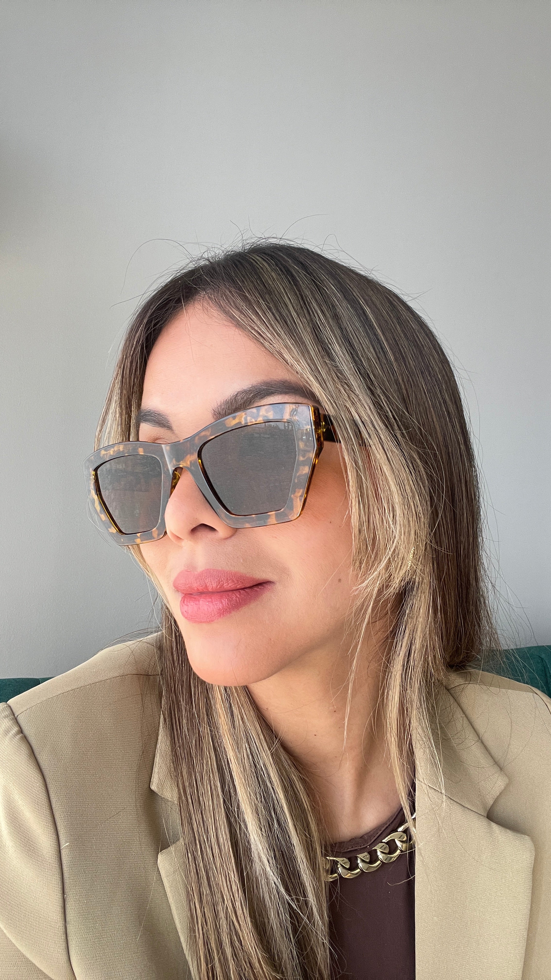 Lentes Carey Oversize