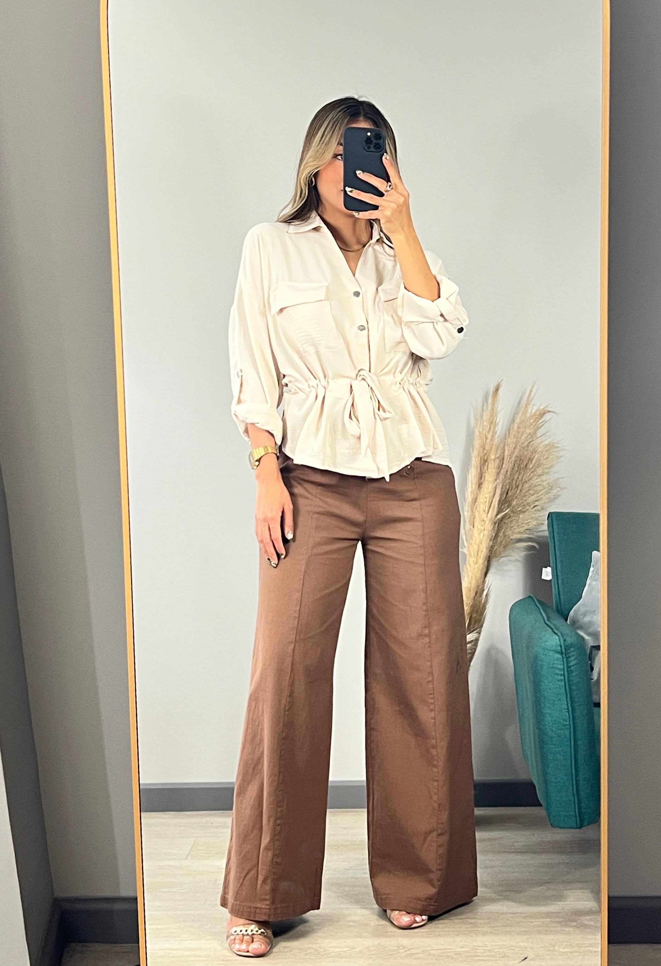 Blusa safari