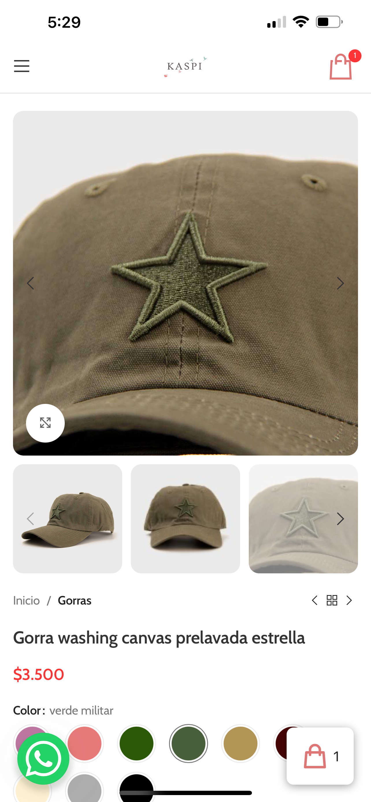 Gorra Star