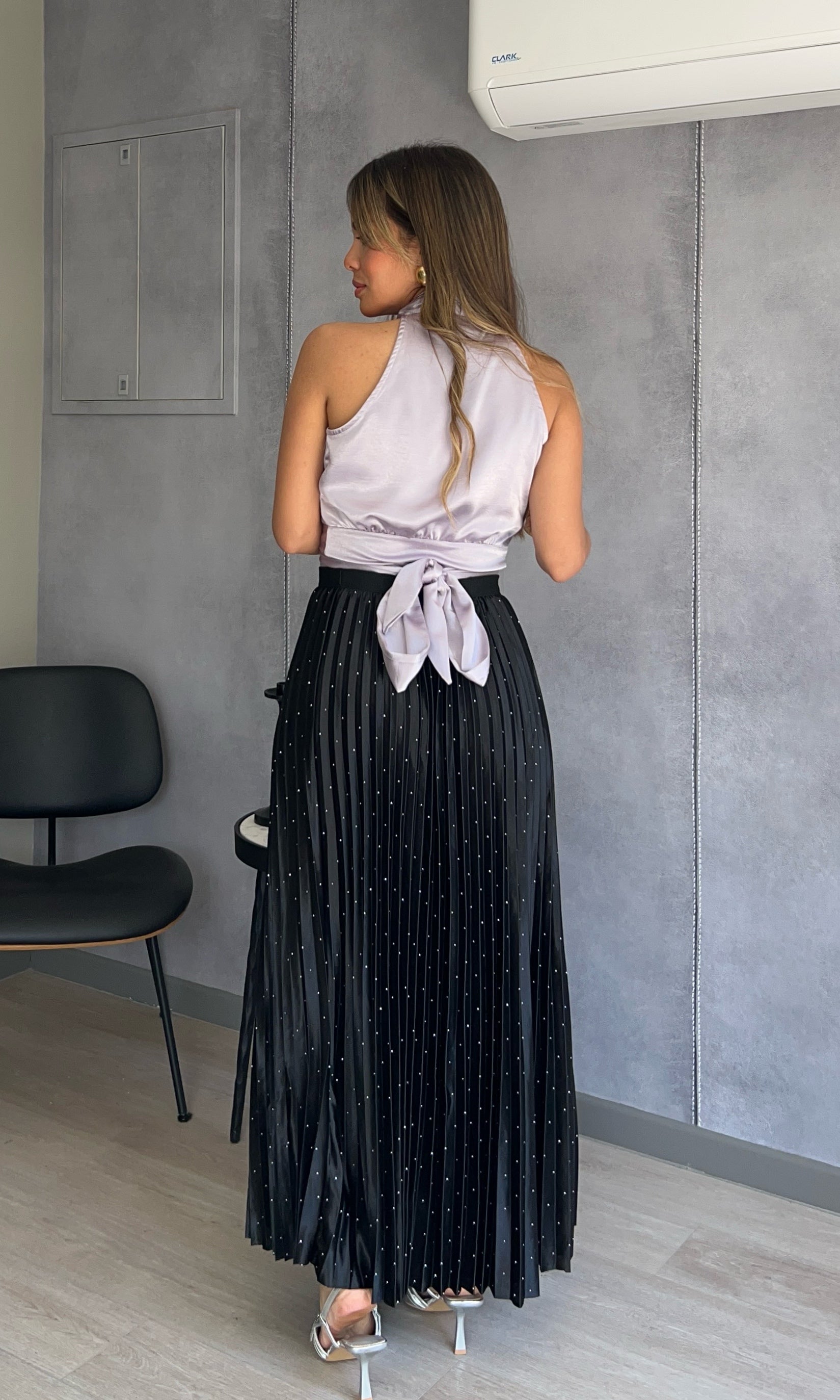 Falda plisada Serena