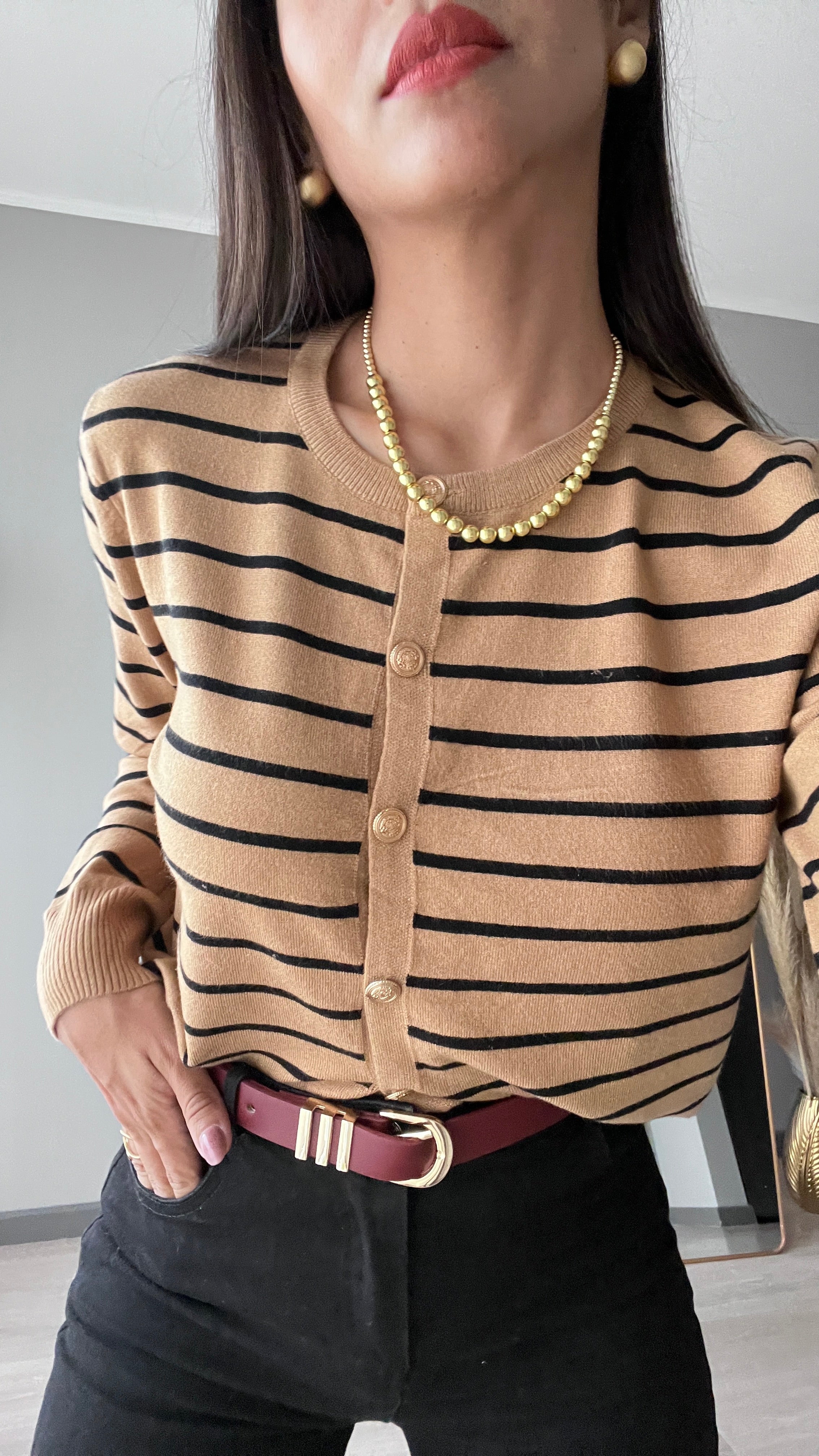 Cardigan de rayas Lola