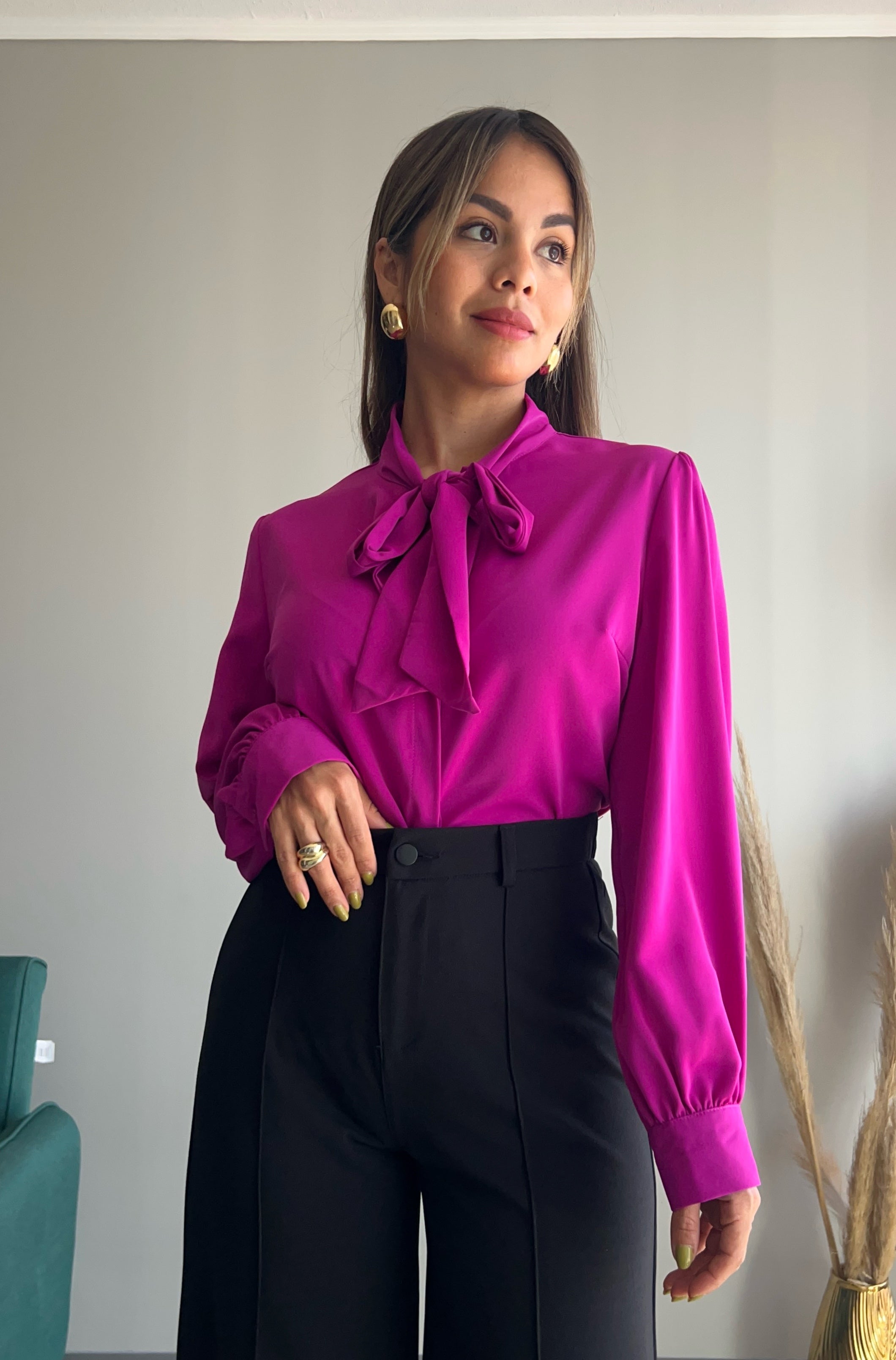 Blusa Lazo Queen Magenta