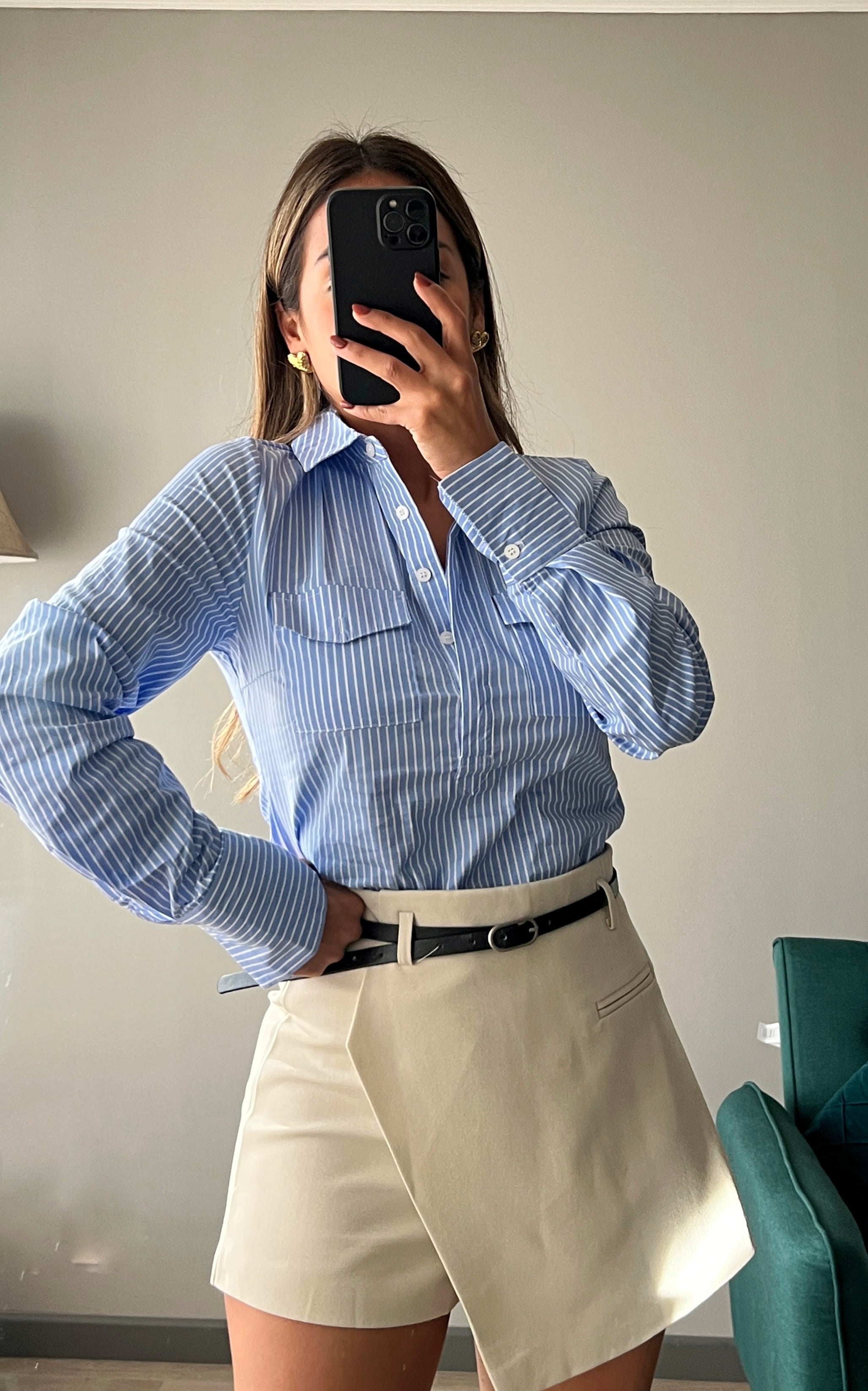 Camisa entallada Luz