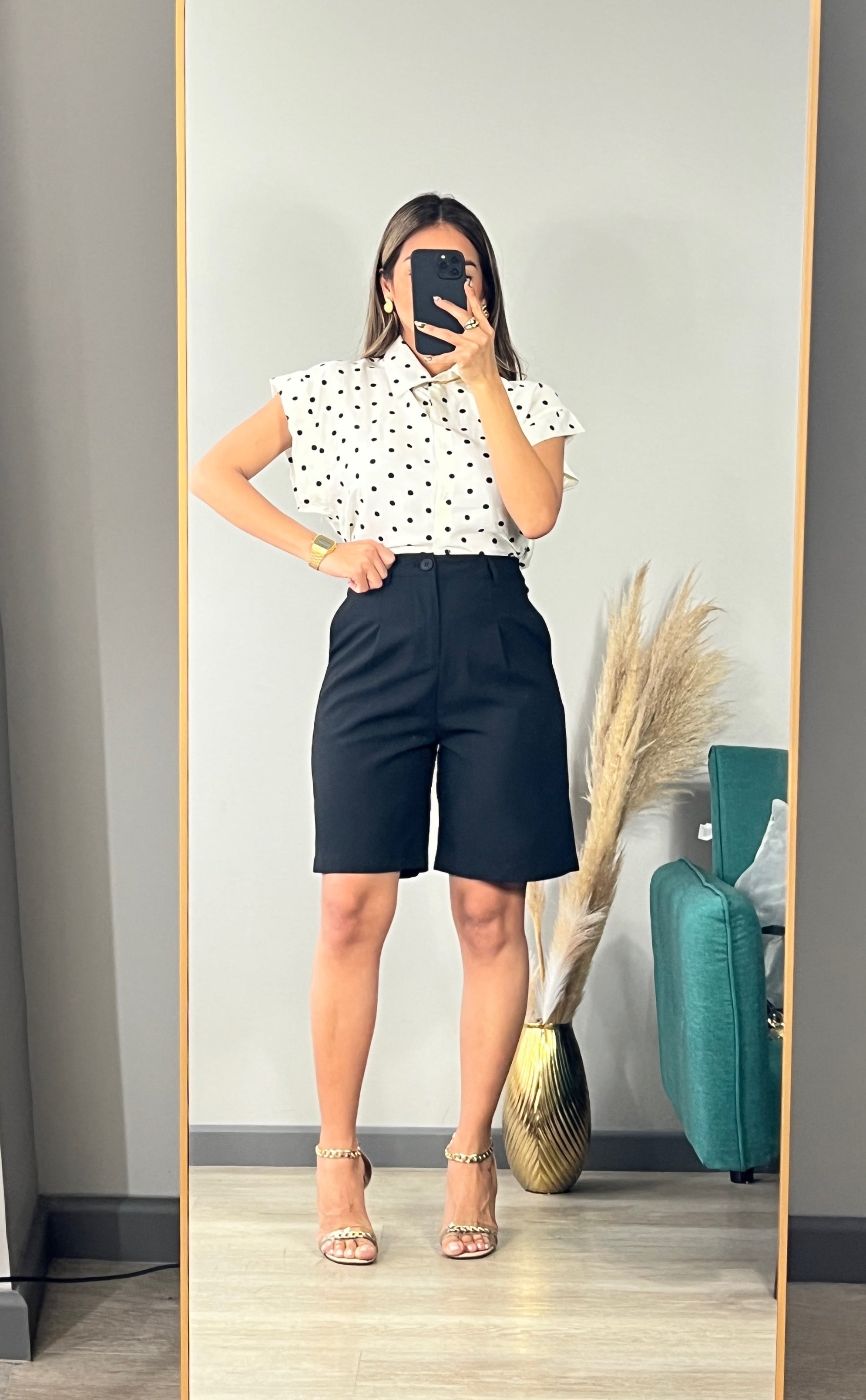 Blusa Polka chic