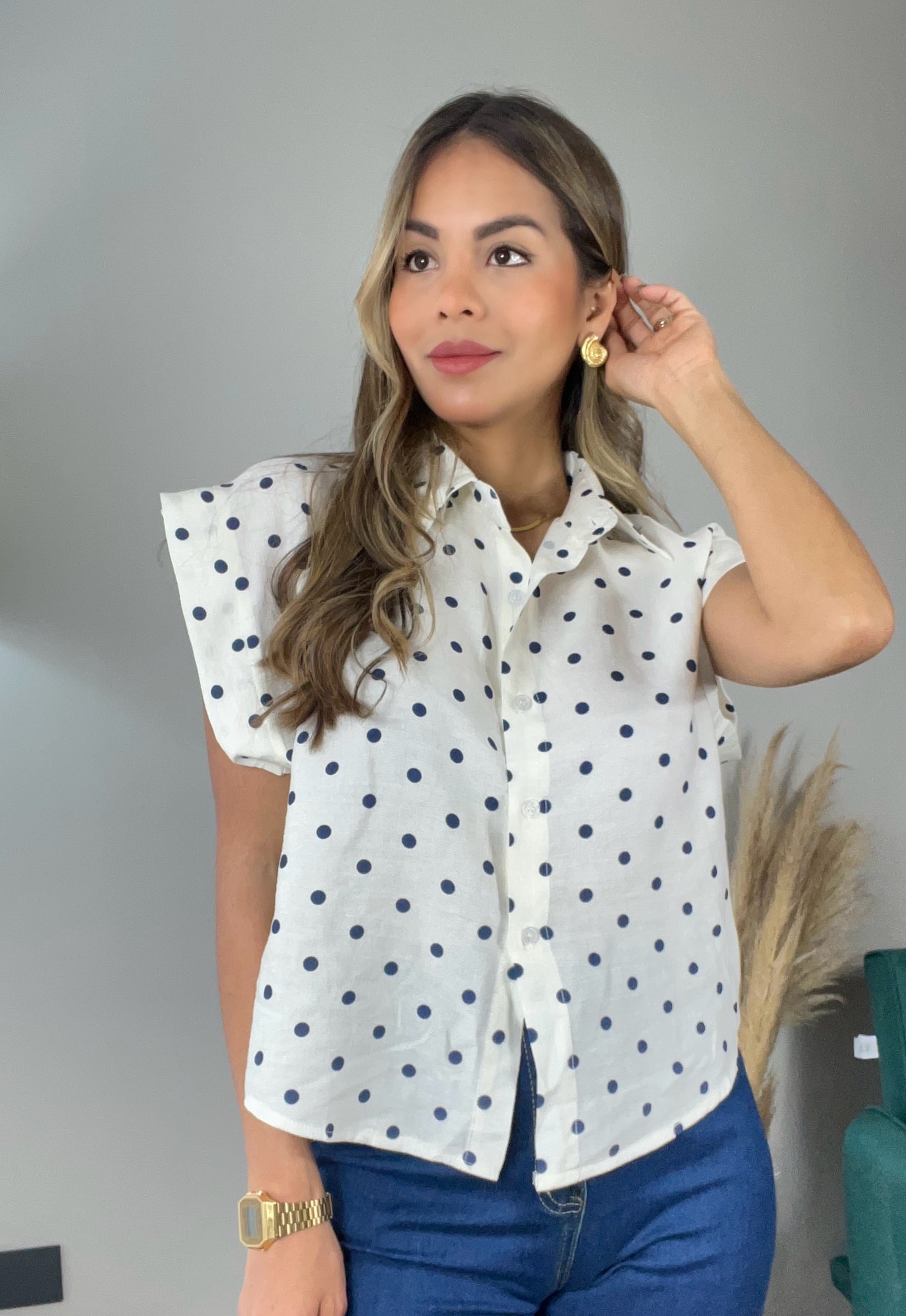 Blusa Polka chic