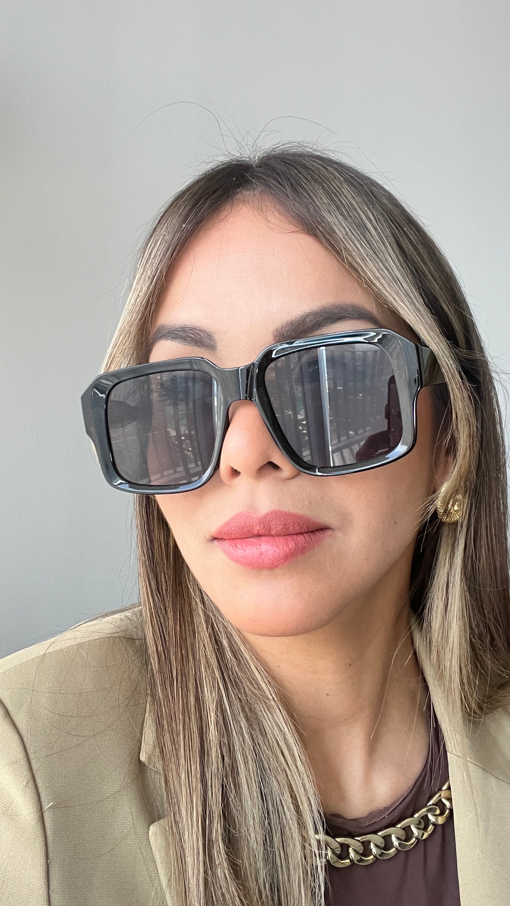 Lentes Oversize Black Glam
