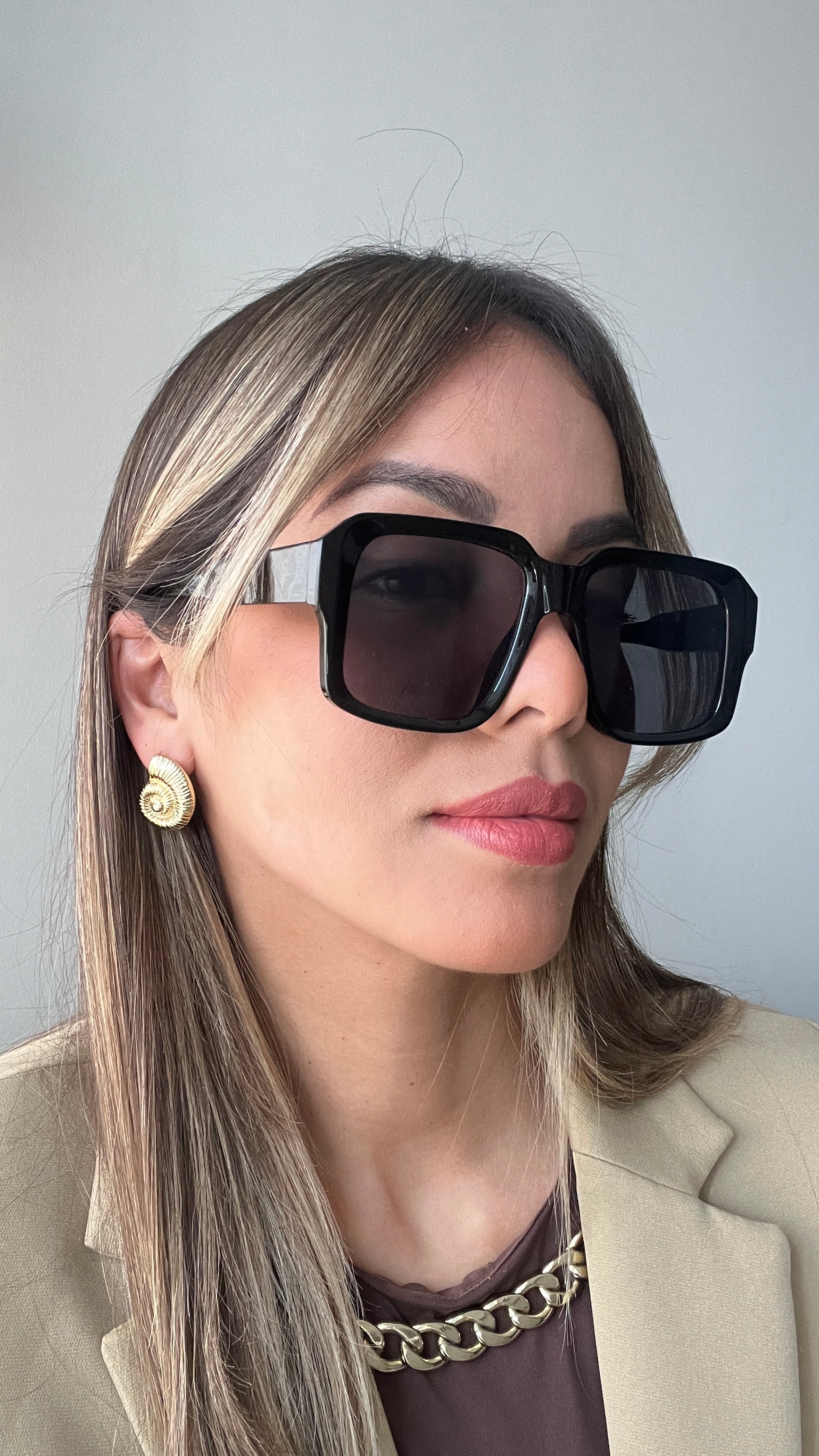 Lentes Oversize Black Glam