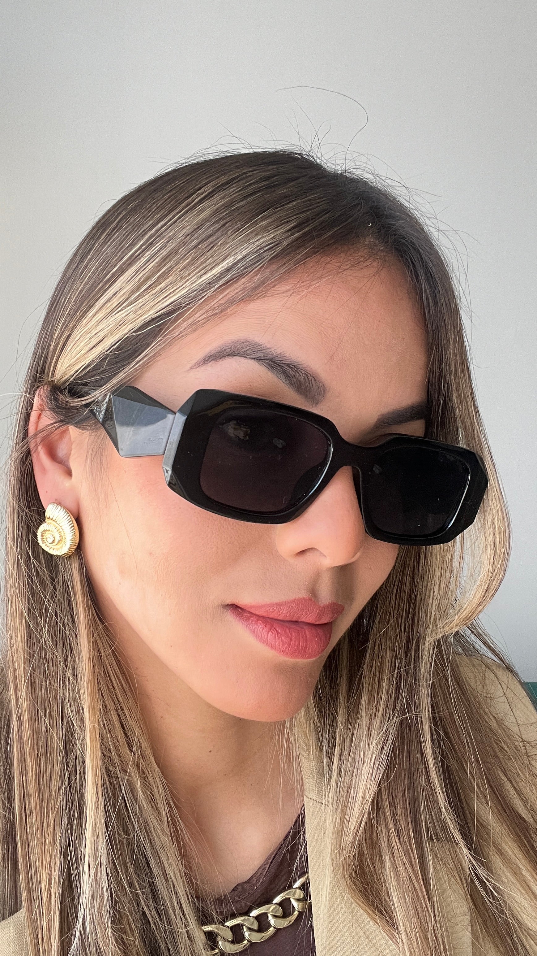 Lentes Negros Geométricos