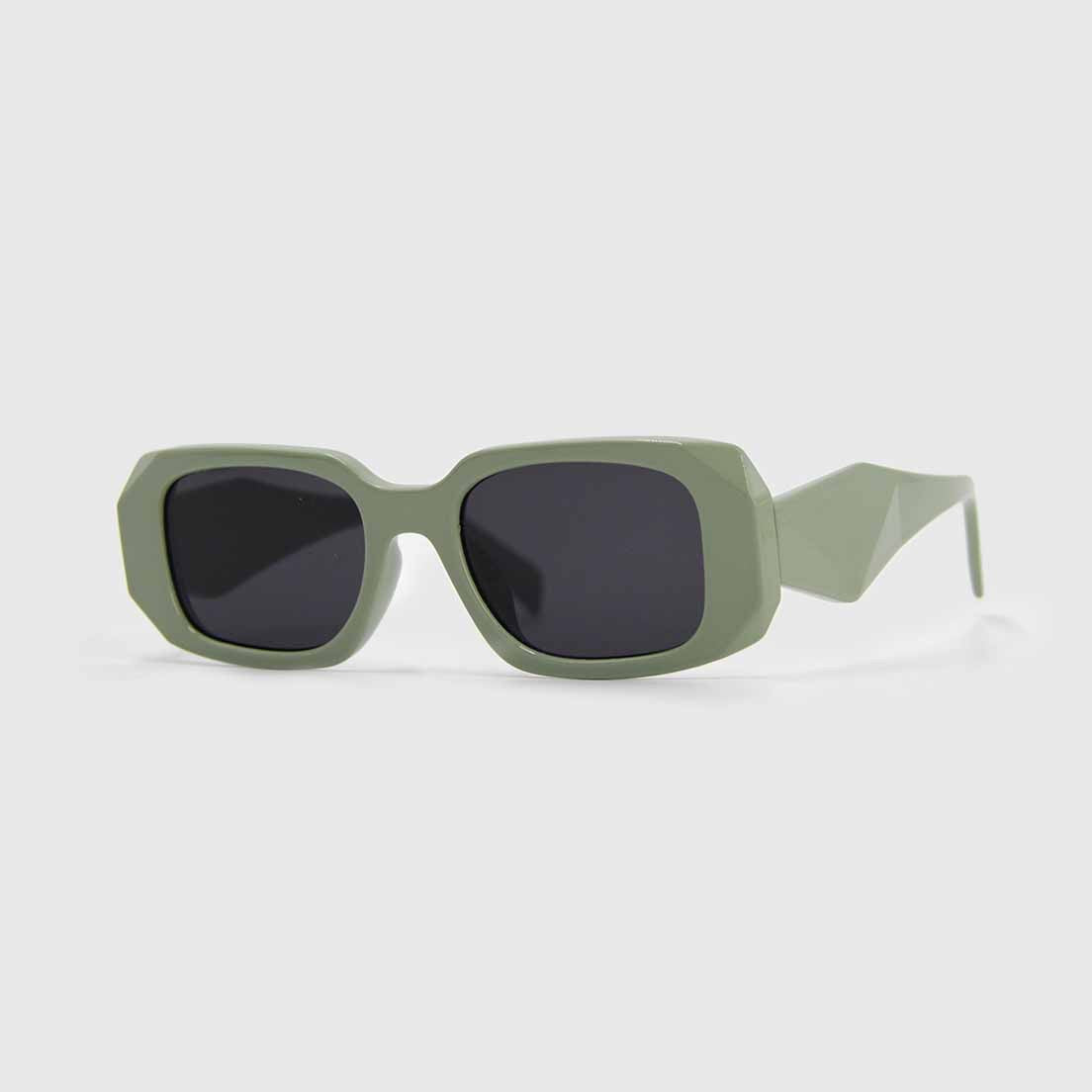 Lentes Rectangulares Verde Pastel