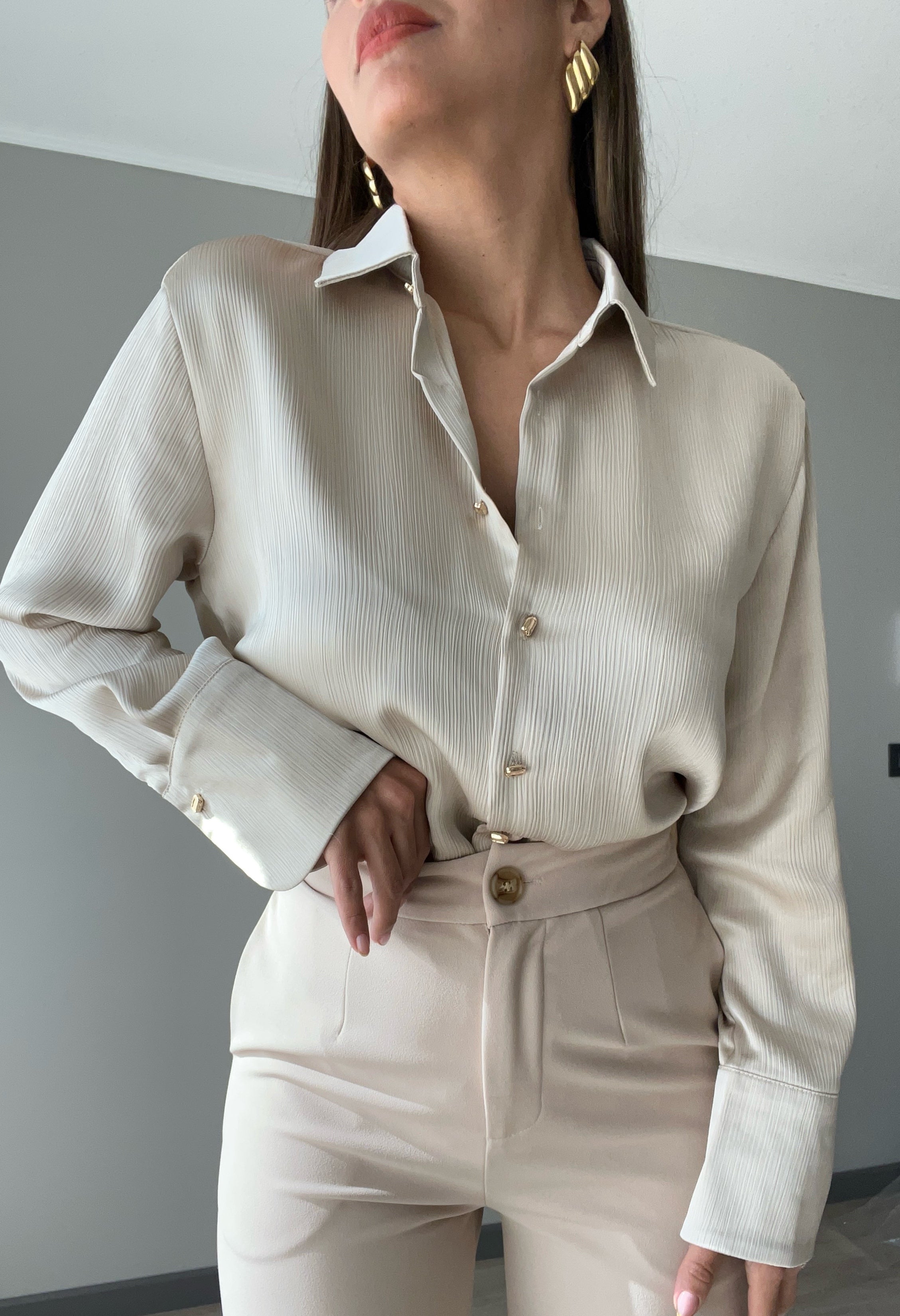 Blusa satinada Javiera