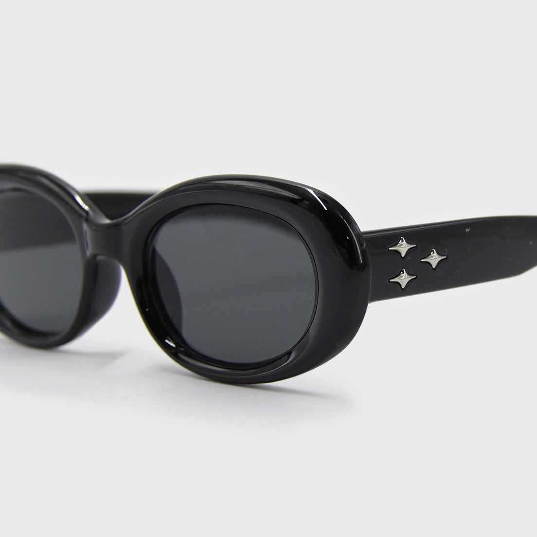 Lentes Ovalados Retro Black