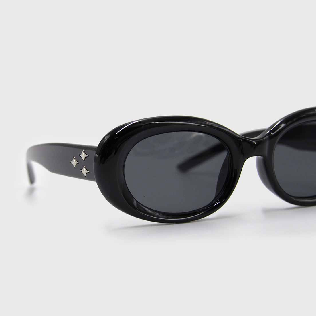 Lentes Ovalados Retro Black