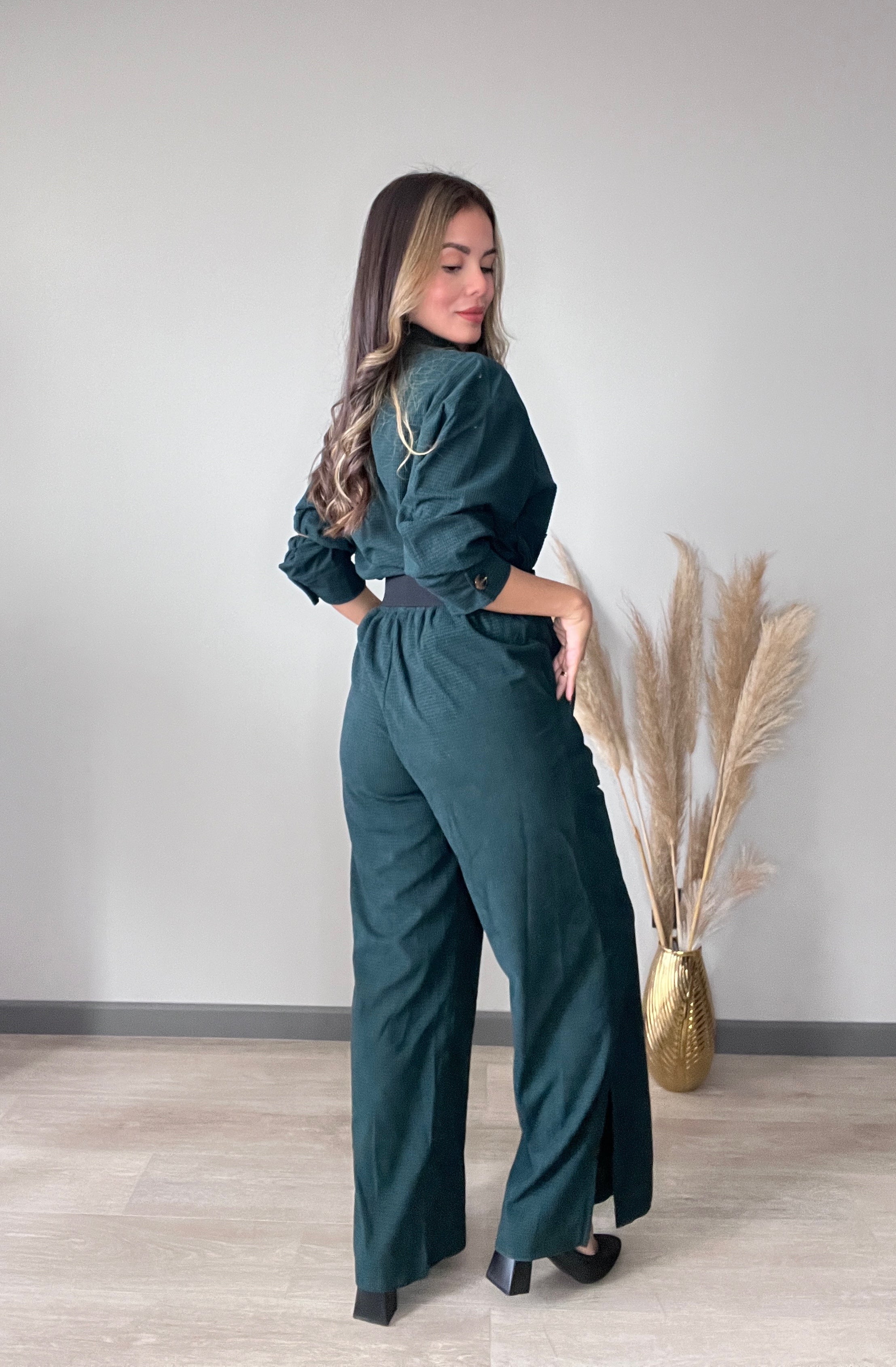 Conjunto cotele Belgica verde