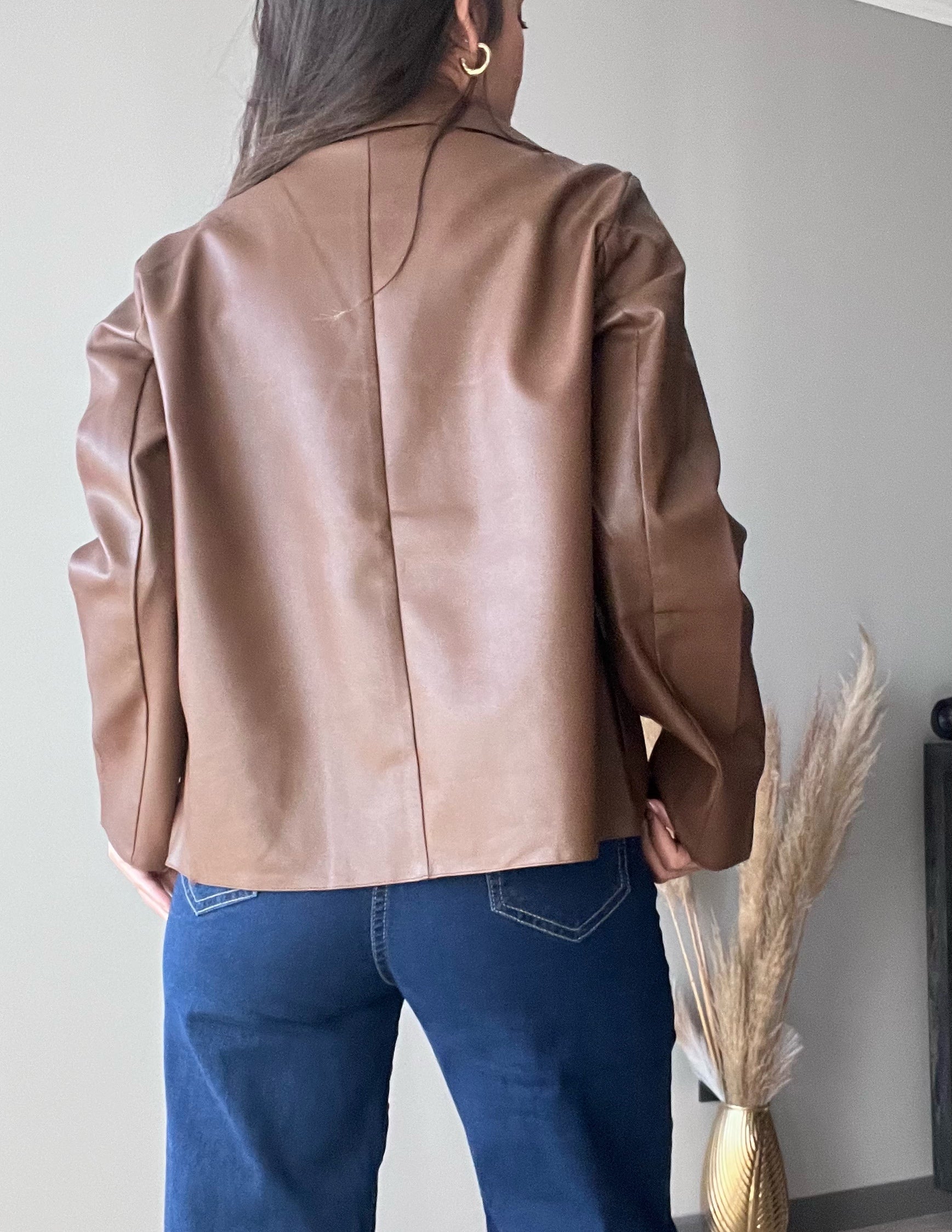 Chaqueta eco cuero Estocolmo