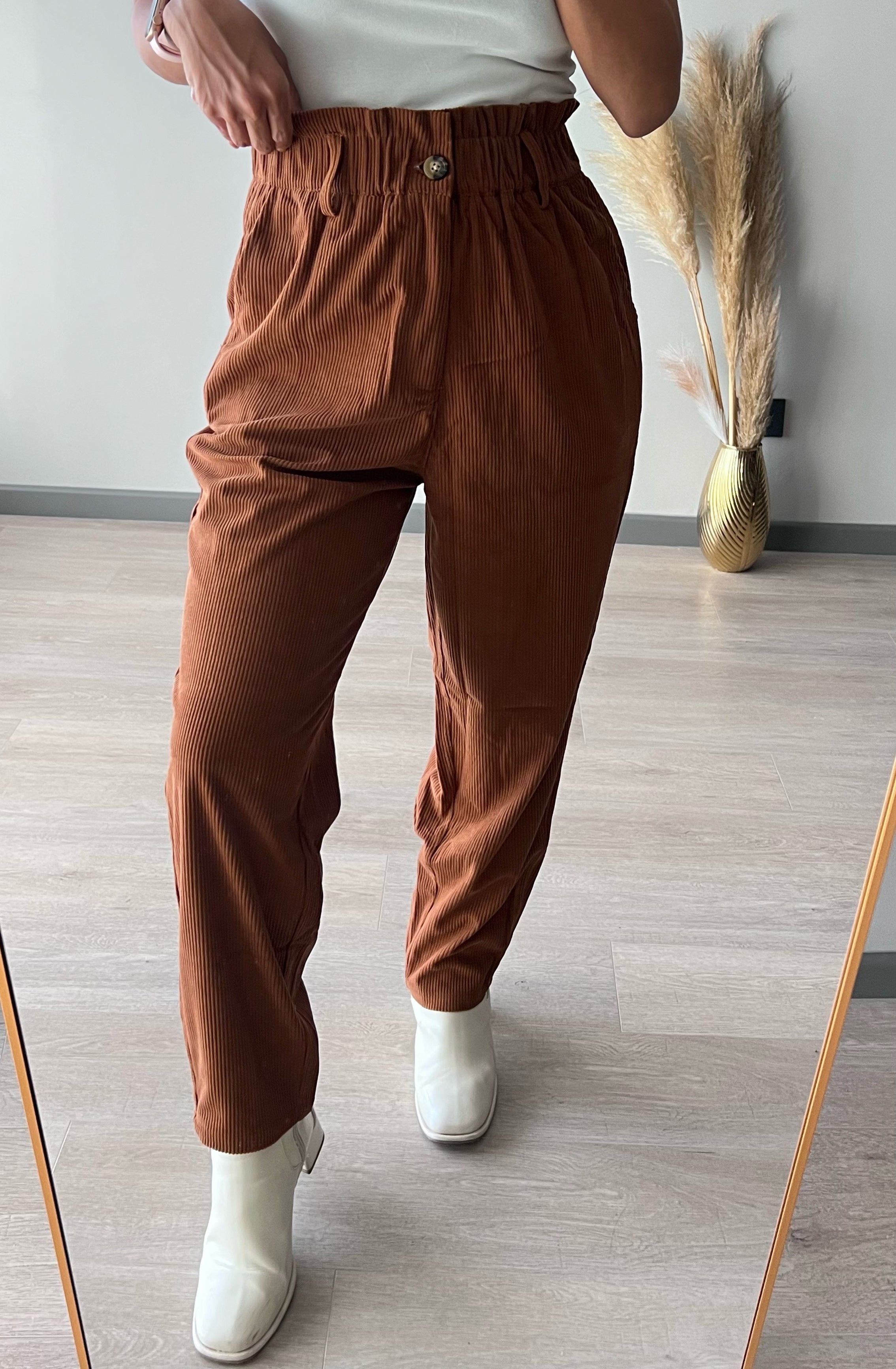 Pantalon cotele Cris