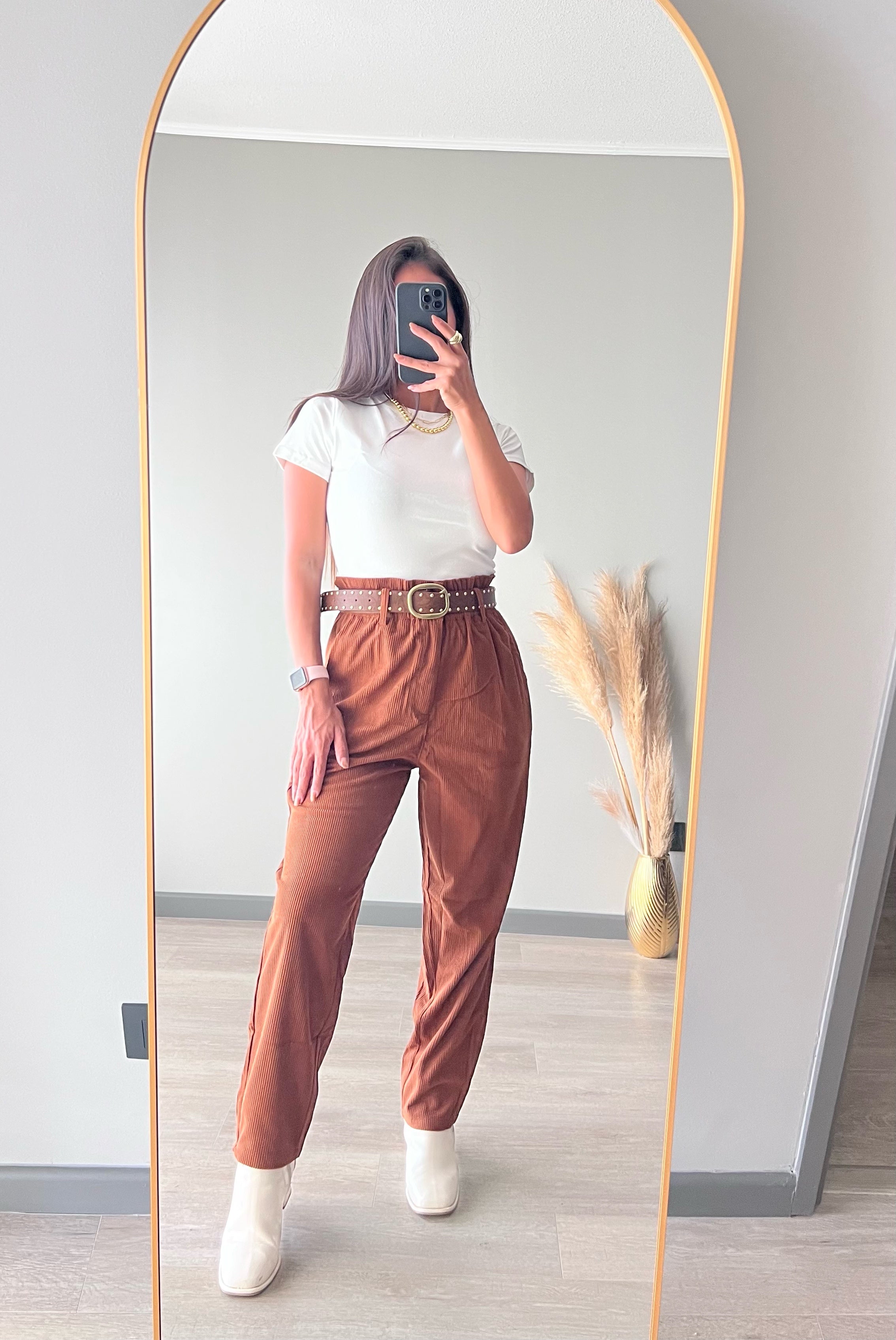 Pantalon cotele Cris