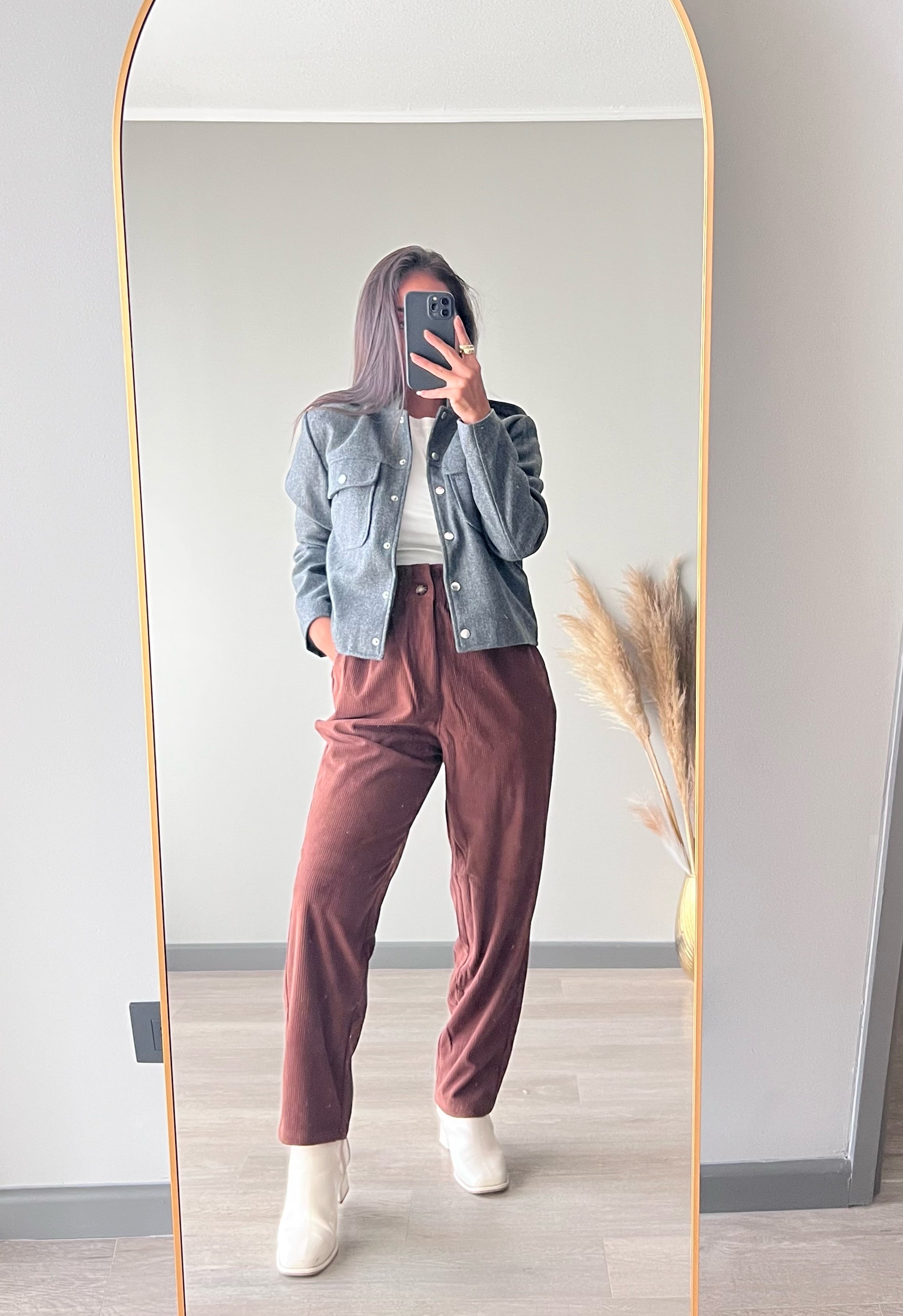 Pantalon cotele Cris
