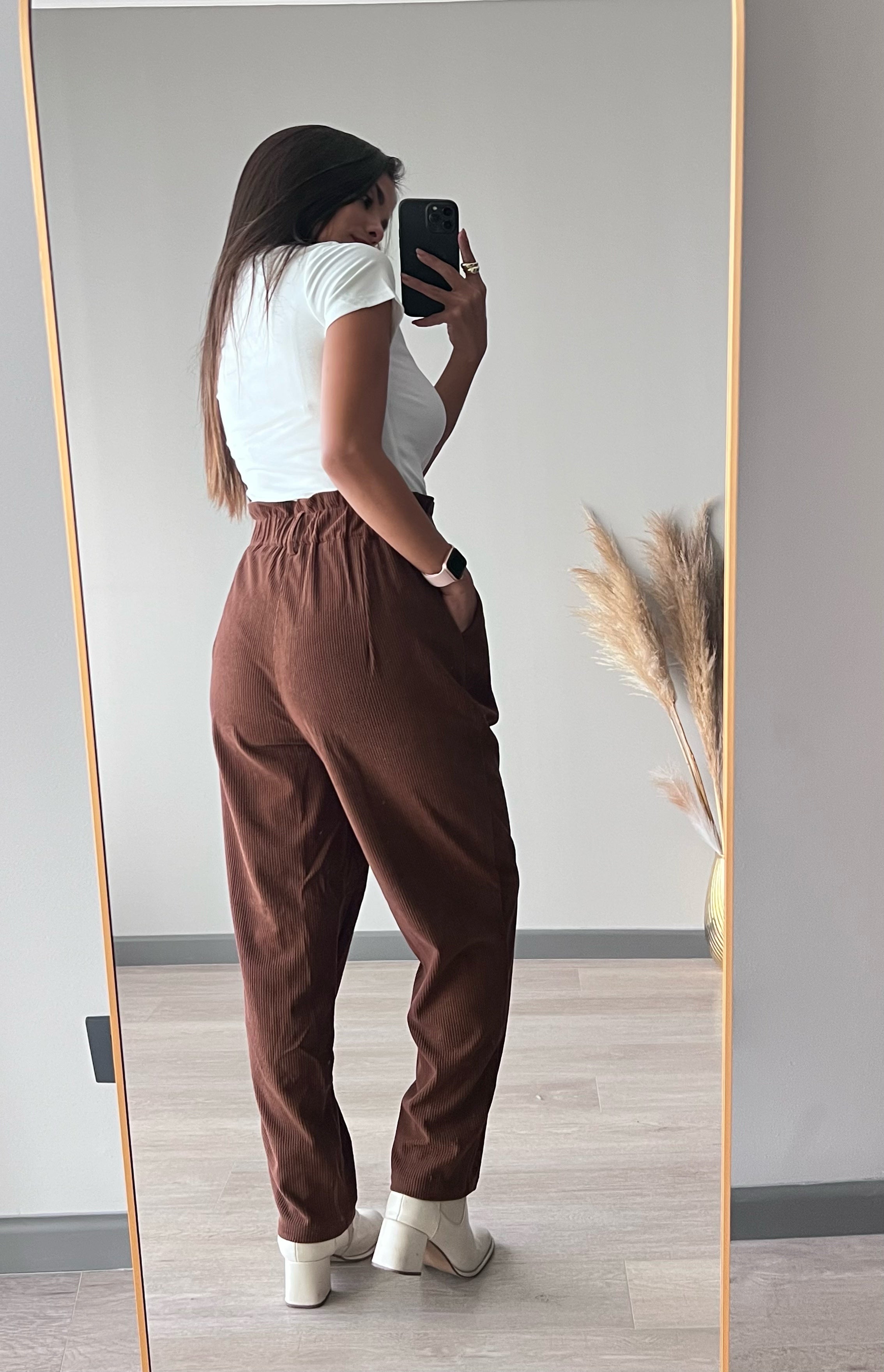 Pantalon cotele Cris