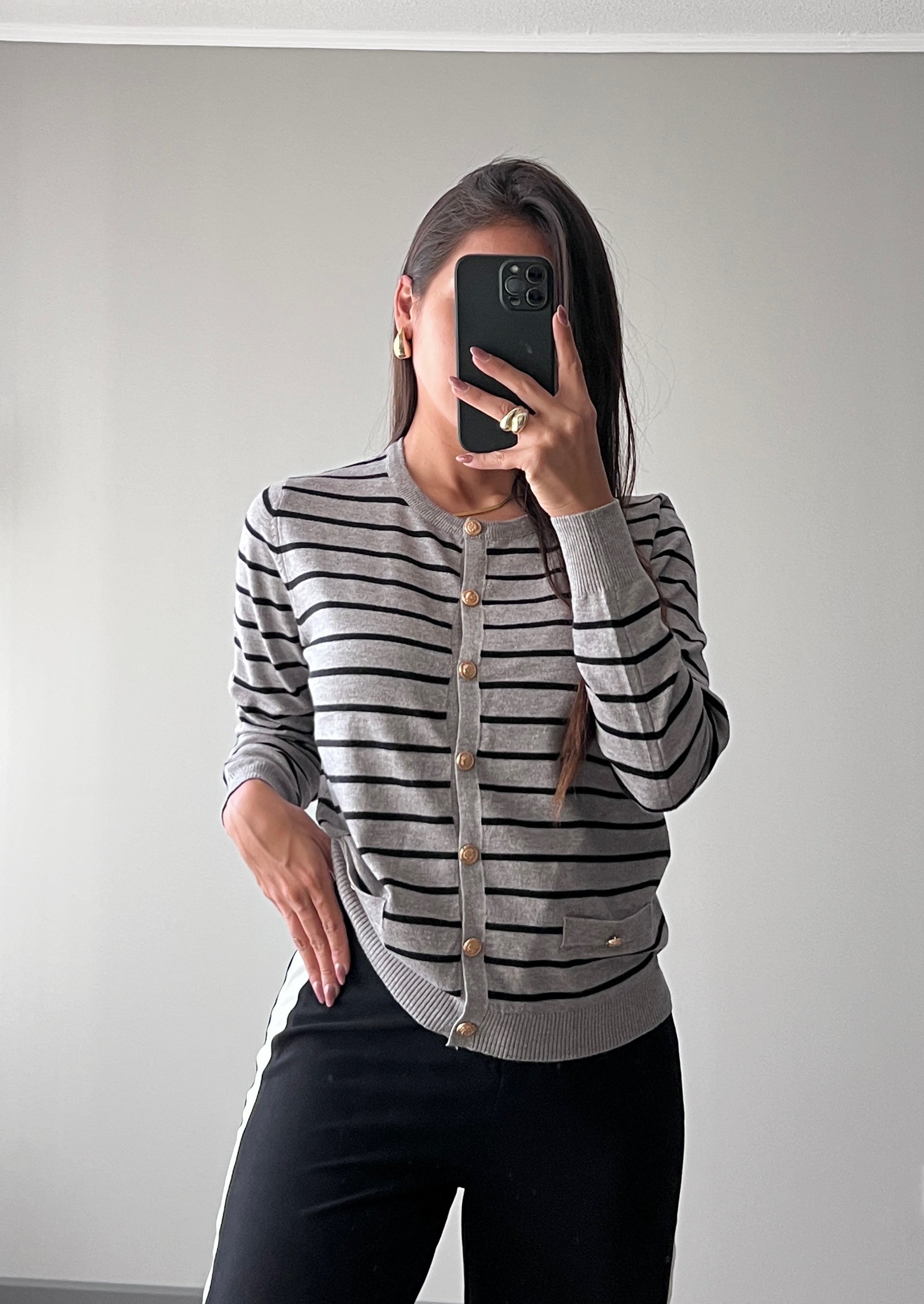 Cardigan de rayas Lola