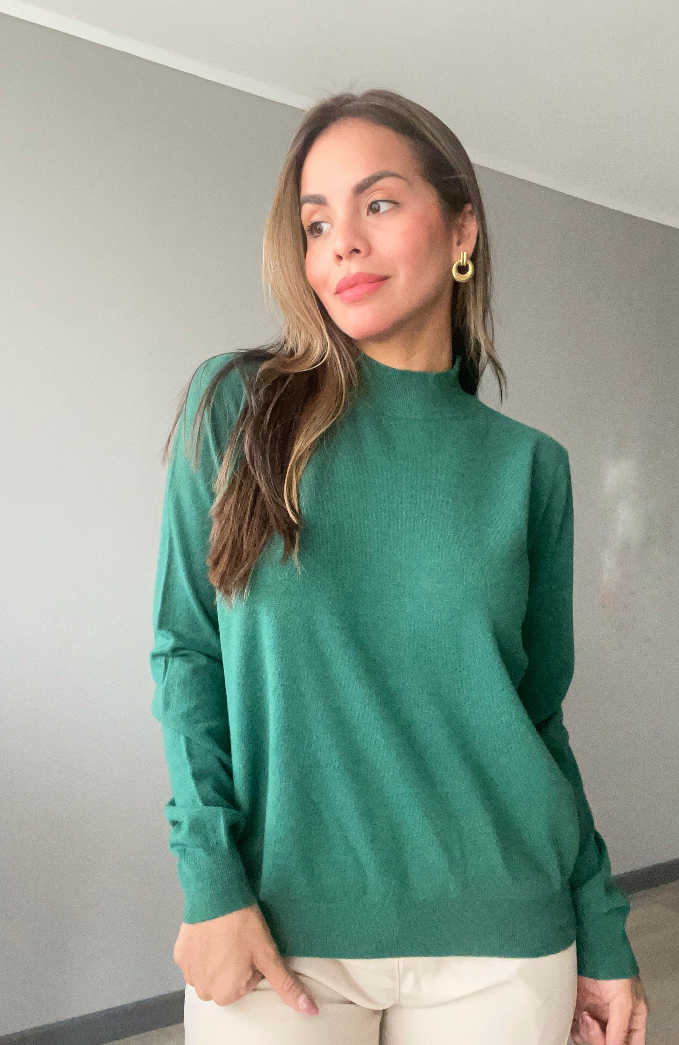 Sweater cuello medio Lara (pack 2x$25.000)